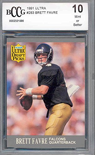 1991 Ultra #283 Brett Favre Rookie Graded BCCG 10 BGS