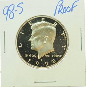 1998 s us mint kennedy half dollar proof 50 cent coin