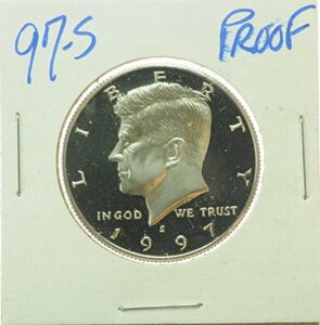1997 s us mint kennedy half dollar proof 50 cent coin