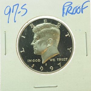 1997 S US Mint Kennedy Half Dollar Proof 50 Cent Coin