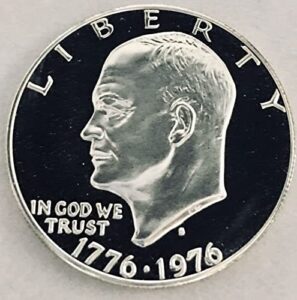 1976 s us 40% silver proof ike eisenhower $1 dollar