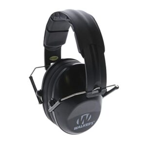 Walker's Game Ear Low Profile Folding Muff, Black