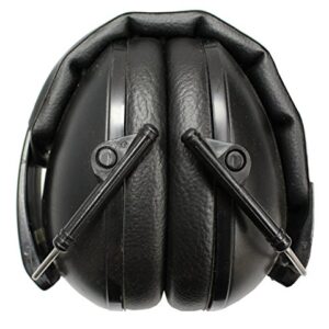 Walker's Game Ear Low Profile Folding Muff, Black