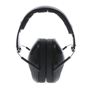 Walker's Game Ear Low Profile Folding Muff, Black