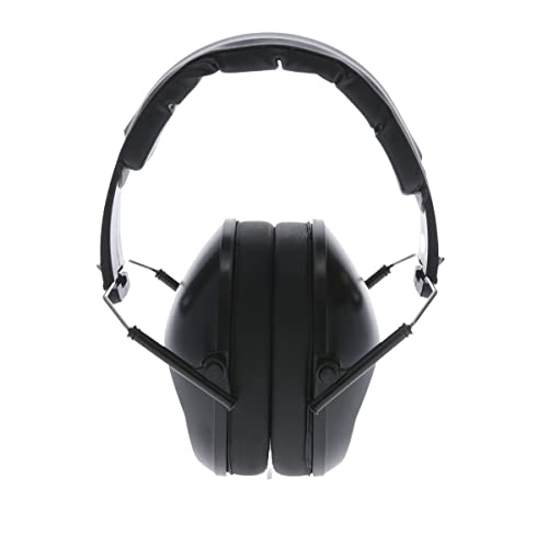 Walker's Game Ear Low Profile Folding Muff, Black