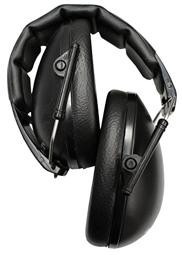 Walker's Game Ear Low Profile Folding Muff, Black