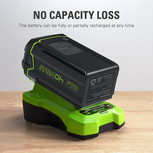 Greenworks 40V 4.0Ah Lithium-Ion Battery (Genuine Greenworks Battery / 75+ Compatible Tools)