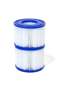 bestway lay-z-spa filter cartridge size vi, 58323, 6 x twin pack (12 filters)