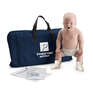 prestan infant cpr training manikin with rate monitor, medium skin