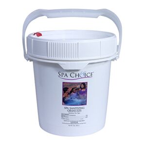 spachoice 472-3-5081 sanitizing granules hot tub chlorine 5-pounds, 1-pack