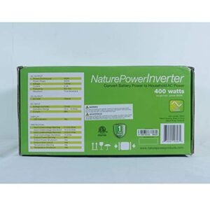 Nature Power 38304 Pure Sine Wave Inverter, 400-watt