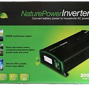 Nature Power 38320 Pure Sine Wave Inverter, 2000-watt