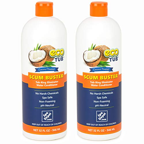 Spa Depot Scum Buster Hot Tub Water Clarifier/Conditioner Tub Ring Eliminator - 2 Quarts