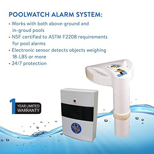 Blue Wave NA4212 Poolwatch Pool Alarm System,White