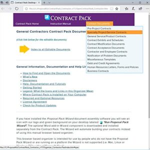 General Contractors Contract Pack - Legal Contract Software and Templates V19.0