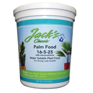 jr peter's 51624 jack's classic 16-5-25 palm food, 1.5 lb.