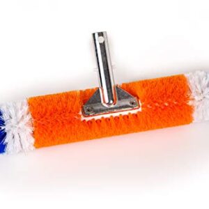 Blue Torrent Brush (18 Inches, Orange/White/Blue)