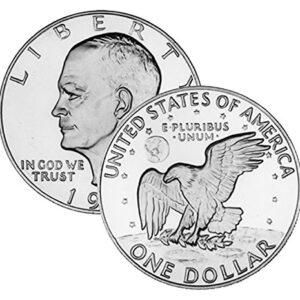 1973 D BU Clad Uncirculated Eisenhower Dollar