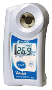 atago pal-1 digital brix refractometer 0-53% brix range