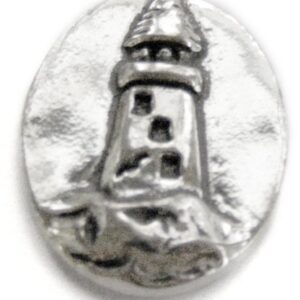 Basic Spirit Lighthouse / Shine Pocket Token (Coin) Handcrafted Pewter Home Lead-Free CN-30