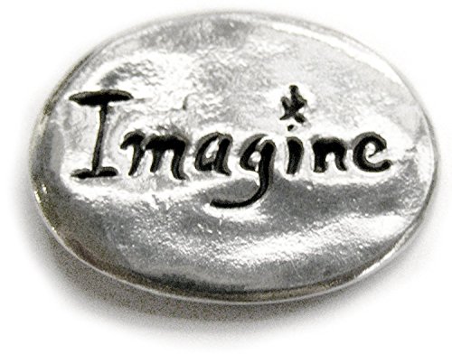 Basic Spirit Dragonfly/Imagine Pocket Token (Coin) * Handcrafted Pewter Home Lead-Free CN-26