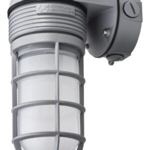 Lithonia Lighting OLVTWM M6 Wall Mount LED Vapor Tight, 600 lumens, 4000K, 15 Watts, 120 volts, Gray