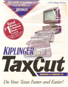 kiplinger taxcut - 1995 filing edition - 3.5" diskettes
