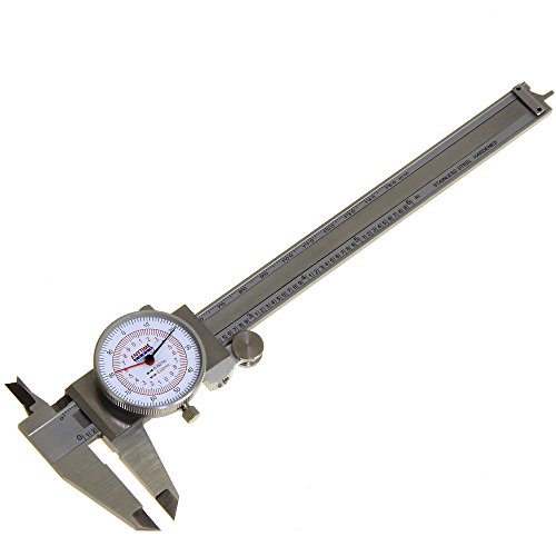 Anytime Tools Dial Caliper 6" / 150mm Dual Reading Scale Metric SAE Standard Inch mm