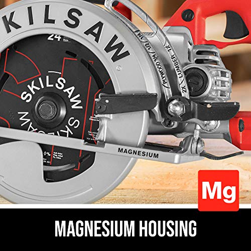 SKILSAW SPT77WML-01 15-Amp 7-1/4-Inch Lightweight Worm Drive Circular Saw , Silver