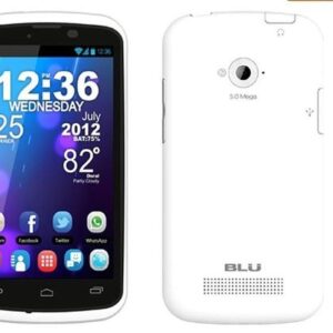 BLU Tank 4.5 W110i Unlocked GSM Phone with Dual SIM, Android 4.1 OS, Dual-Core Processor, 4.5" IPS LCD Touchscreen, 5MP Camera + Secondary VGA Camera, Video, GPS, Wi-Fi, Bluetooth, FM Radio, MP3MP4 Player, Google Apps and microSD Slot - White