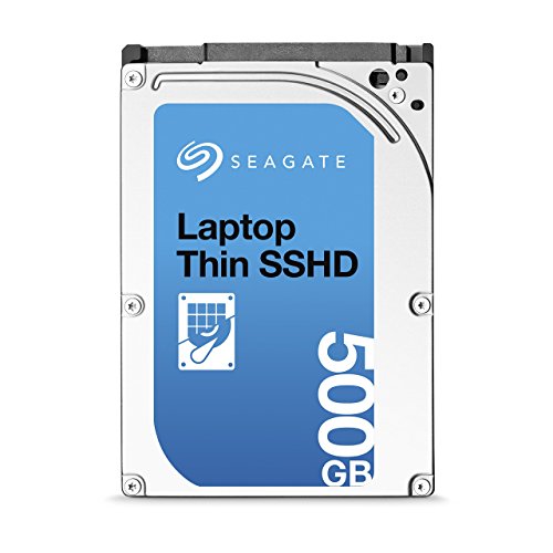 (Old Model) Seagate 500GB Gaming SSHD Sata 8GB NAND Sata 6Gb/s 2.5-Inch Internal Bare Drive (ST500LM000)