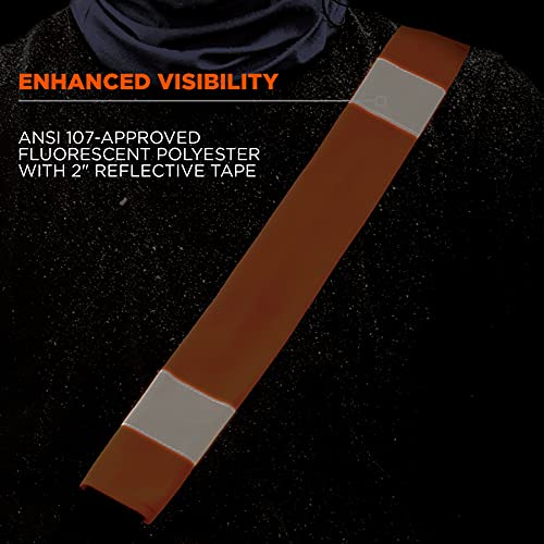 Ergodyne GloWear 8004 High Visibility Reflective Seat Belt Cover, Orange