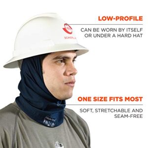 Ergodyne Chill-Its 6486 Fire Resistant Headband, Multifunctional Headwear, Moisture-Wicking, Navy, 10 x 8 x 0.5 Inch