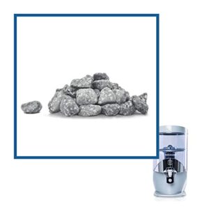 waterfall mineral stones (13846) - water system components replacement for gravity water filter purifier system 1384 - lowers water acidity and reduces chlorine content