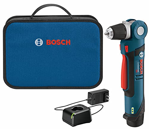BOSCH PS11-102 12V Max 3/8 In. Right Angle Drill/Driver Kit with 2.0Ah Lithium Ion Battery