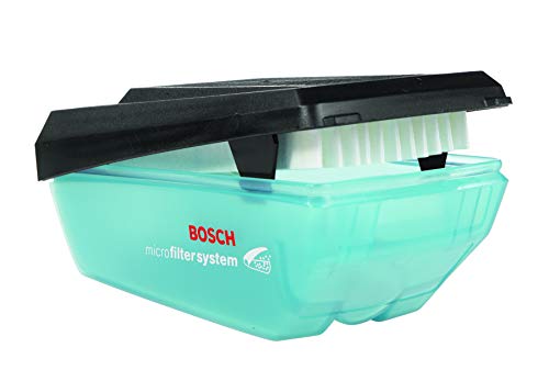 BOSCH ROS20VSC Palm Sander 2.5 Amp 5 In. Corded Variable Speed Random Orbital Sander/Polisher Kit with Dust Collector and Soft Carrying Bag, Blue