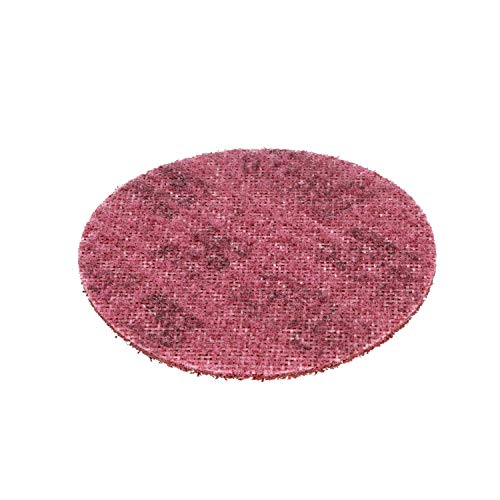 Scotch-Brite Surface Conditioning Disc for Sanding - Metal Surface Prep - Hook and Loop - Aluminum Oxide - Medium Grit - 4.5” diam. - Pack of 10