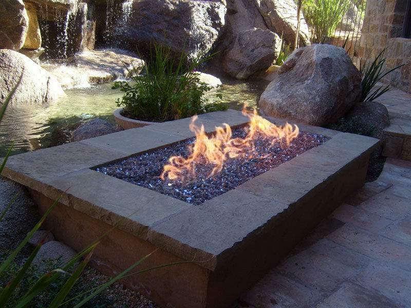 Hearth Products Controls (HPC) Rectangle Stainless Steel Fire Pit H-Burner (HBSB24-NG), 24x6-Inch, Natural Gas