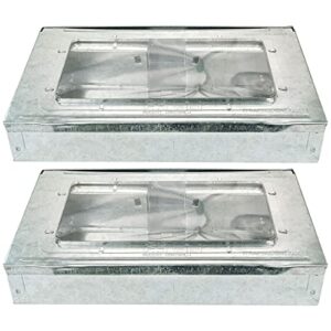southern homewares - sh-10059-2pk itrap multi-catch clear top humane repeater mouse trap, 2 pack