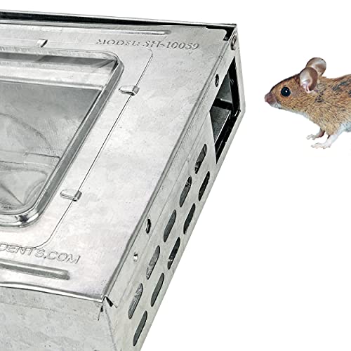 Southern Homewares - SH-10059-2PK Itrap Multi-Catch Clear Top Humane Repeater Mouse Trap, 2 Pack