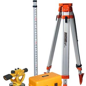Johnson Level & Tool 40-6912 22X Builder's Transit Level System, Orange, 1 Kit