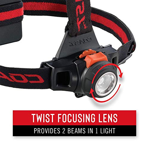 COAST® HL27 360 Lumen PURE BEAM® LED Headlamp with TWIST FOCUS™ and Variable Light Control Wheel
