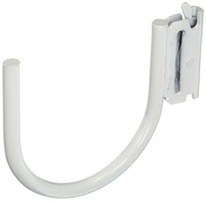 buyers products 01120 e-track 4.25 inch curved j-hook, white (1120)