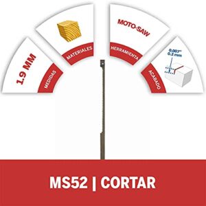 Dremel MS52-01 Fine Wood Cutting Blade for Moto-Saw, Silver