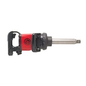 chicago pneumatic cp7782-6 air impact wrench (1 inch), 6 inch ext. anvil, air gun industrial repair & assembly tool, d-handle , pinless rocking dog, max torque output 1920 ft. lbf/2600 nm, 5200 rpm