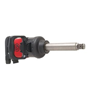 Chicago Pneumatic CP7782-6 Air Impact Wrench (1 Inch), 6 Inch Ext. Anvil, Air Gun Industrial Repair & Assembly Tool, D-Handle , Pinless Rocking Dog, Max Torque Output 1920 ft. lbf/2600 Nm, 5200 RPM