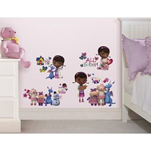 roommates rmk2280scs doc mcstuffins peel and stick wall decals 10 inch x 18 inch