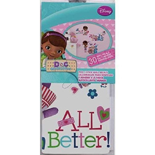 RoomMates RMK2280SCS Doc Mcstuffins Peel and Stick Wall Decals 10 inch x 18 inch