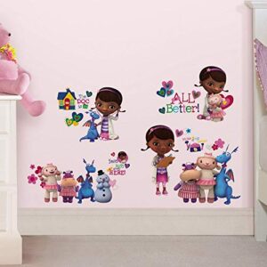 RoomMates RMK2280SCS Doc Mcstuffins Peel and Stick Wall Decals 10 inch x 18 inch