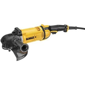 dewalt angle grinder, 9-inch, 4.7-hp, 6,500 rpm, with dust ejection system, corded (dwe4559cn)